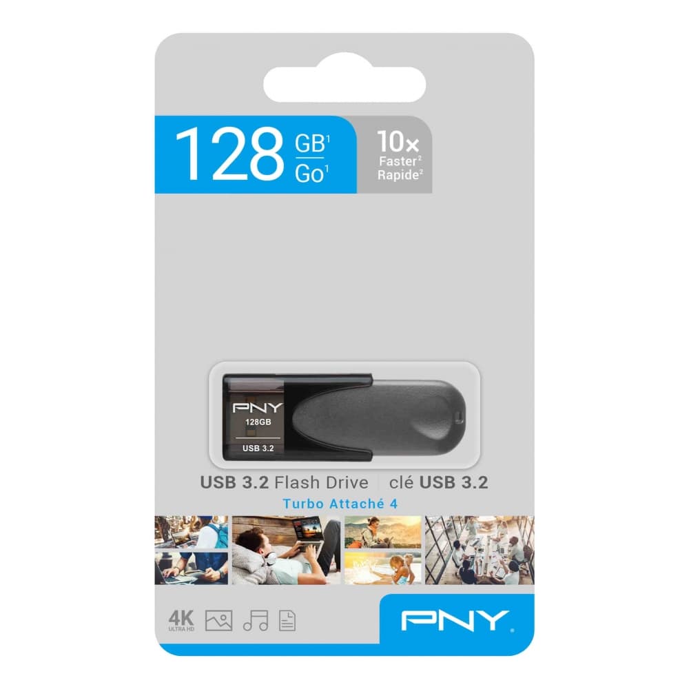 Flash Drives PNY 128 GB Turbo Attaché 4 USB 3.2
