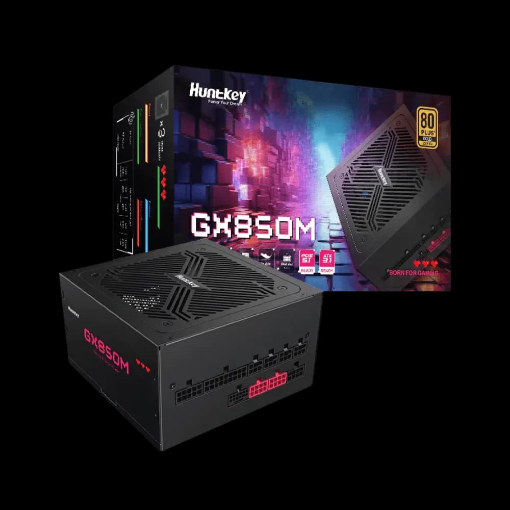 Gaming Power Supply Huntkey GX850M Moduler Gold