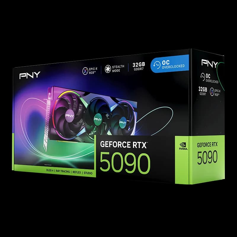 Graphics Card PNY GEFORCE RTX 5090 32GB Triple Fan Over Clocked