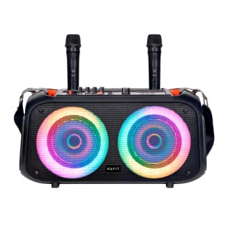 Speaker Wireless Karaoke HAVIT SQ127BT RGB With Dual Microphone