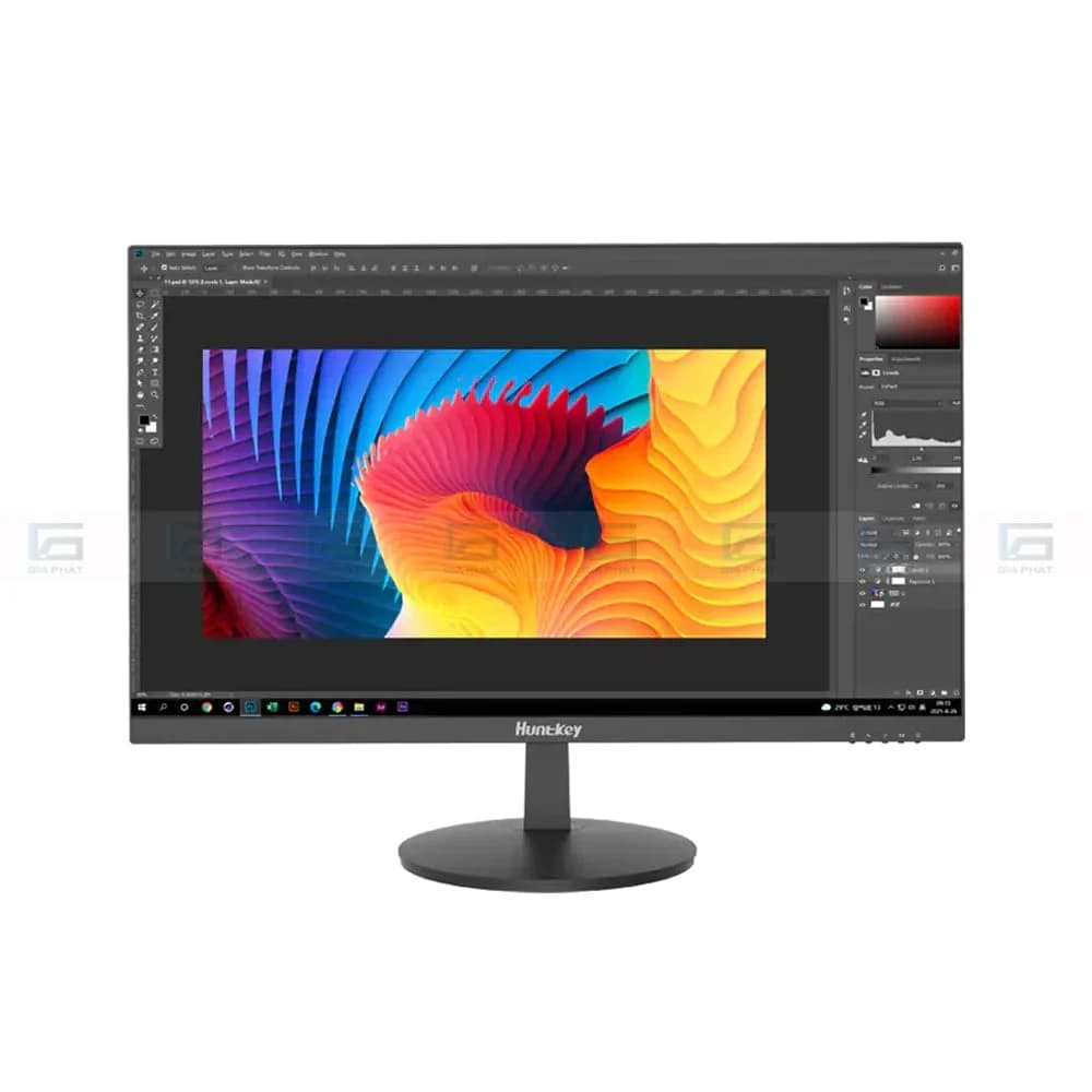 Monitor Huntkey E2433F | 23.8 " IPS Panel Display | 100Hz Refresh Rate | 99.5 % sRGB Color Gamut | FHD Resolution | 14ms Response Time